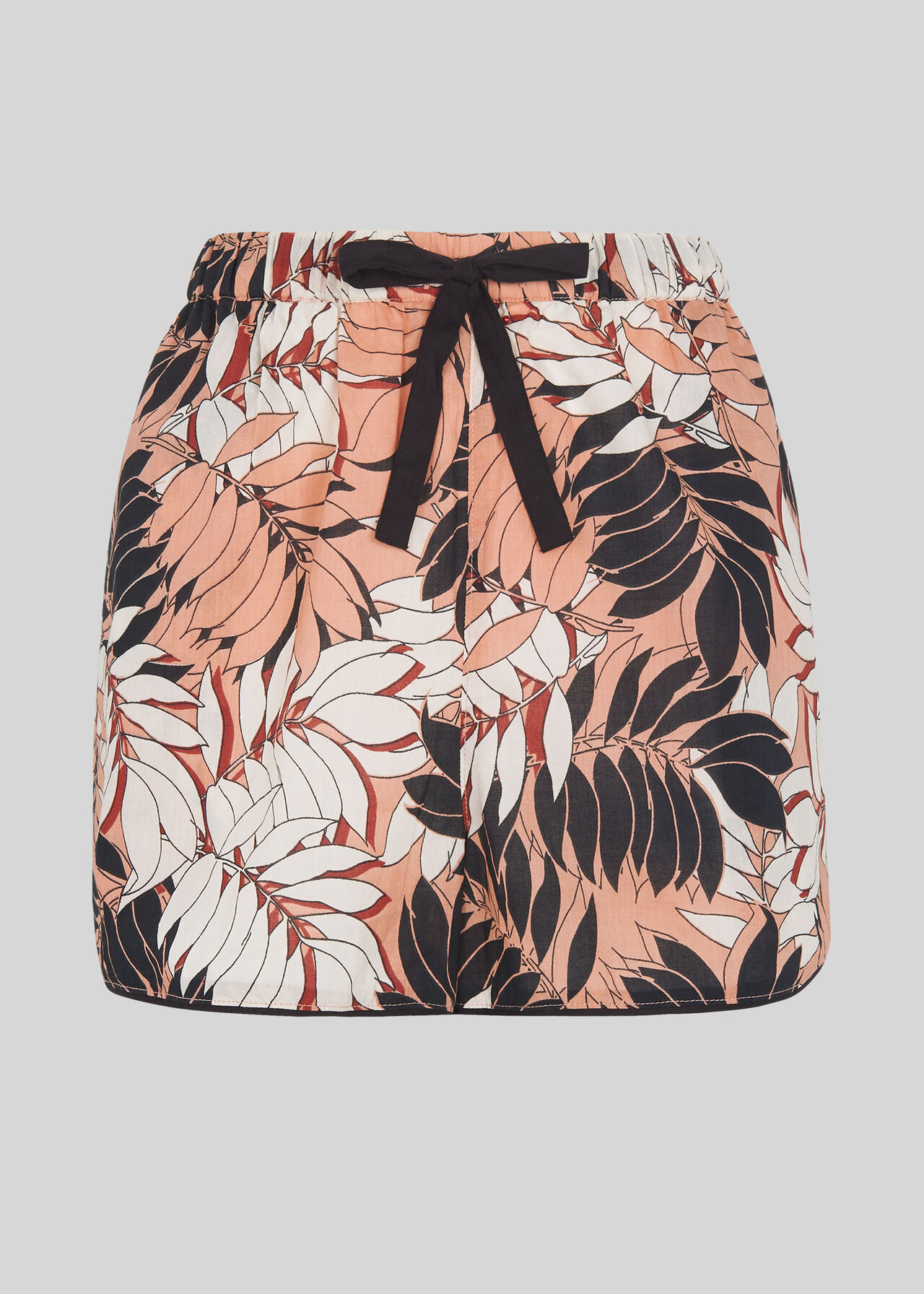Fern Print Pyjama Short Pink/Multi