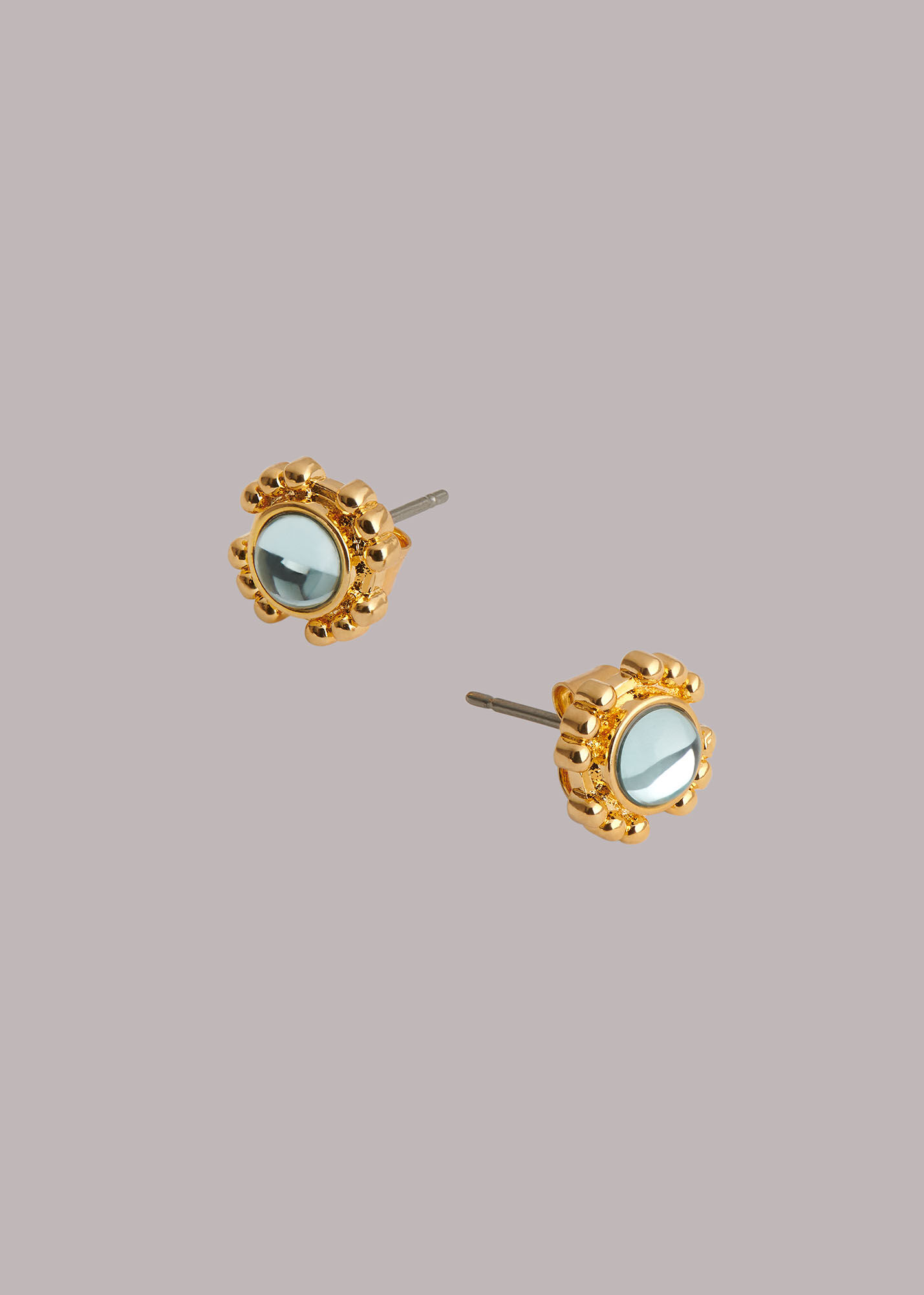 Mini Stud Gem Earring