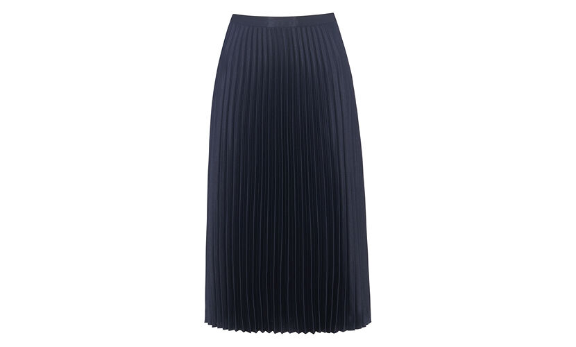 Satin Pleated Skirt