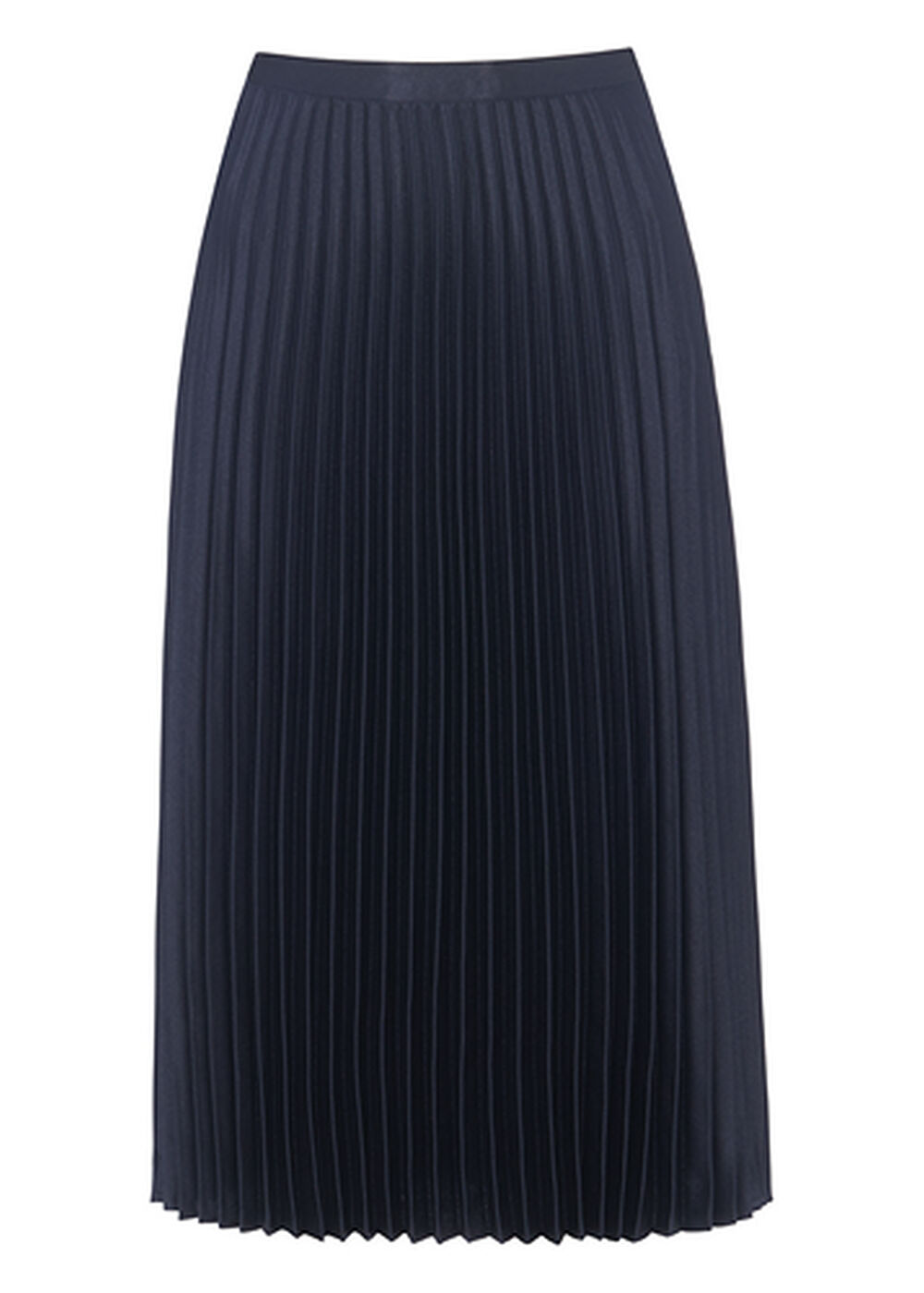 Satin Pleated Skirt