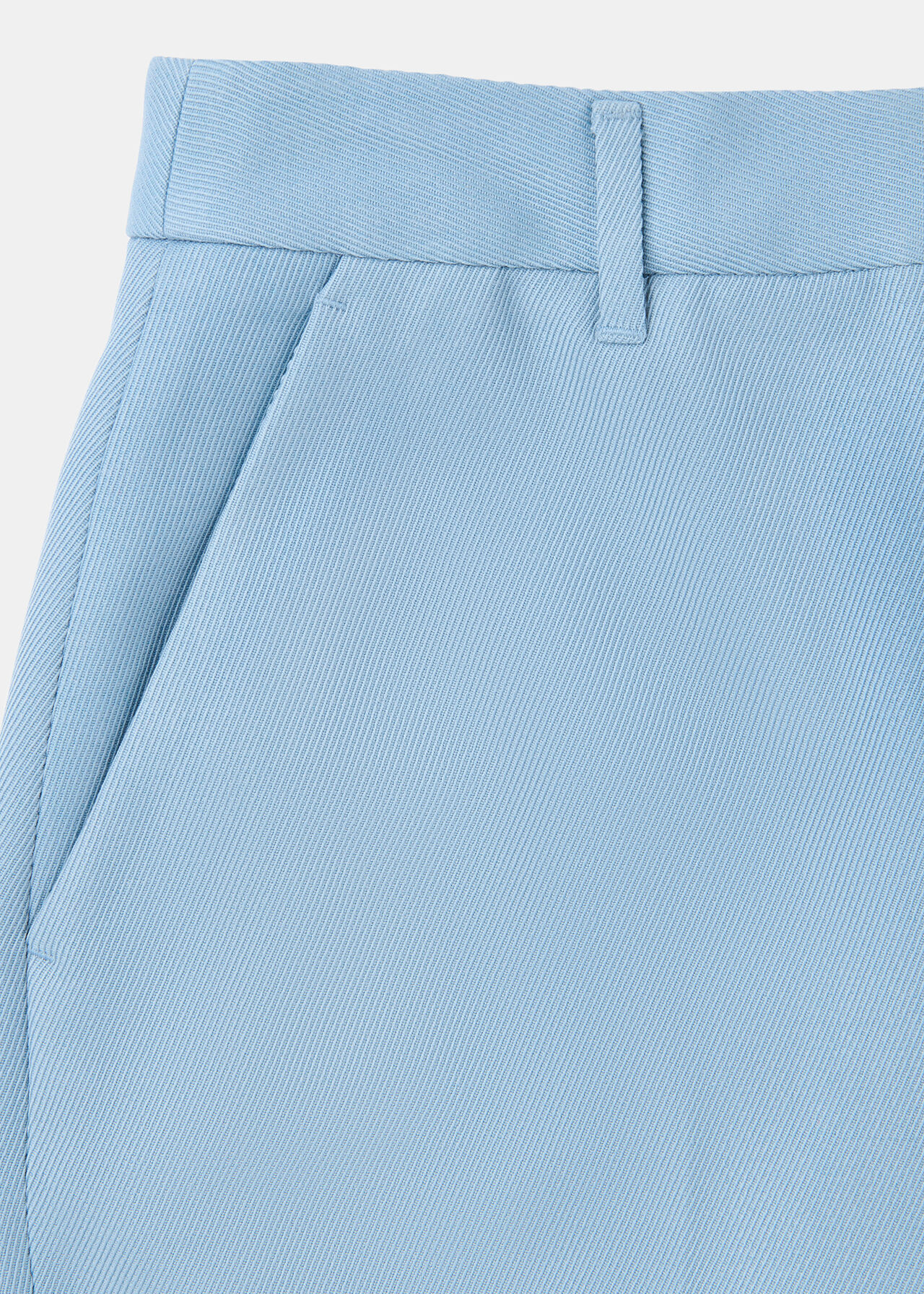 Wool Blend Tailored Trouser