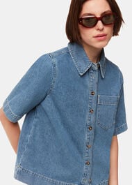 Jade Short Sleeve Denim Shirt