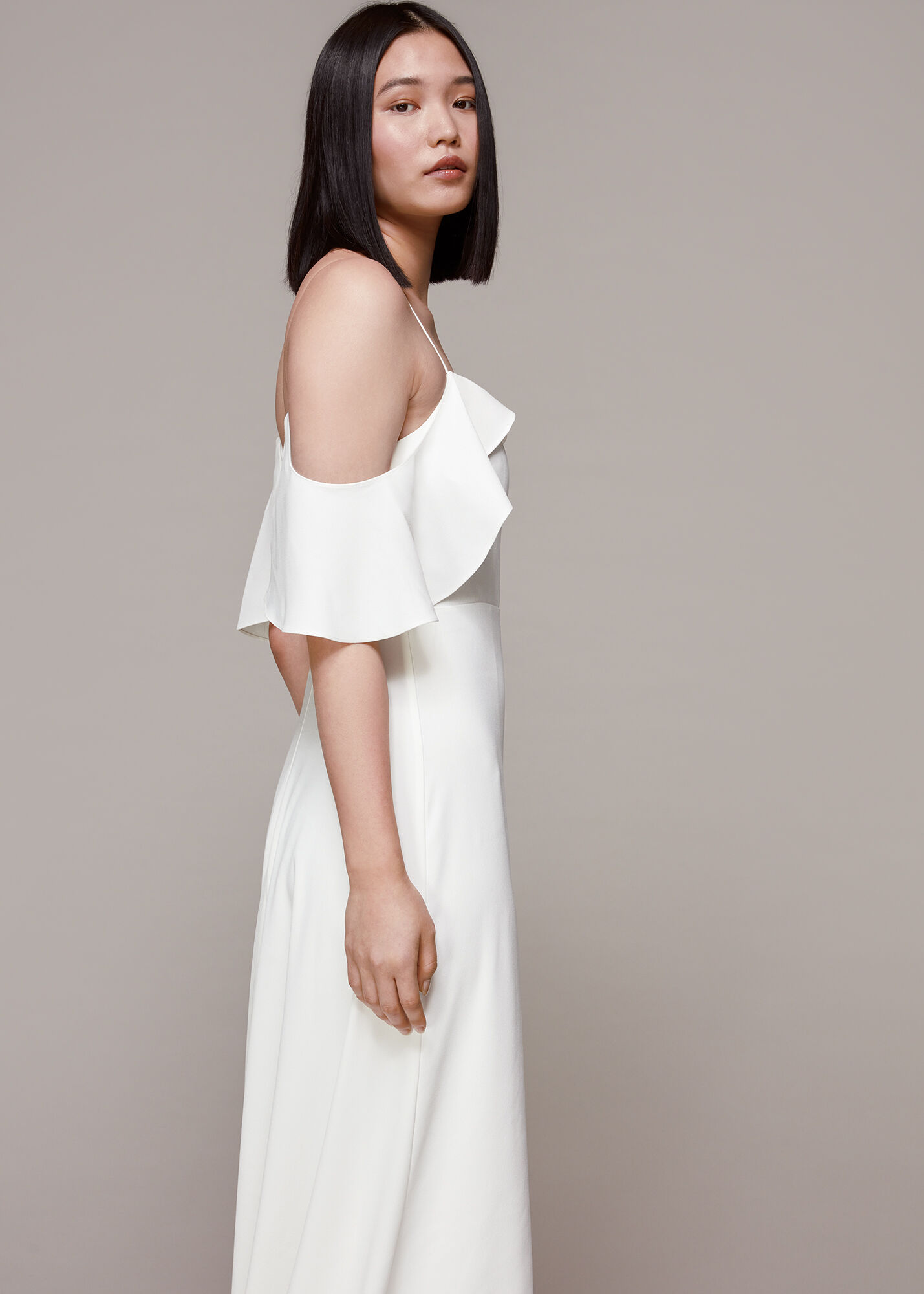 Ivory Esther Bardot Wedding Dress WHISTLES Whistles