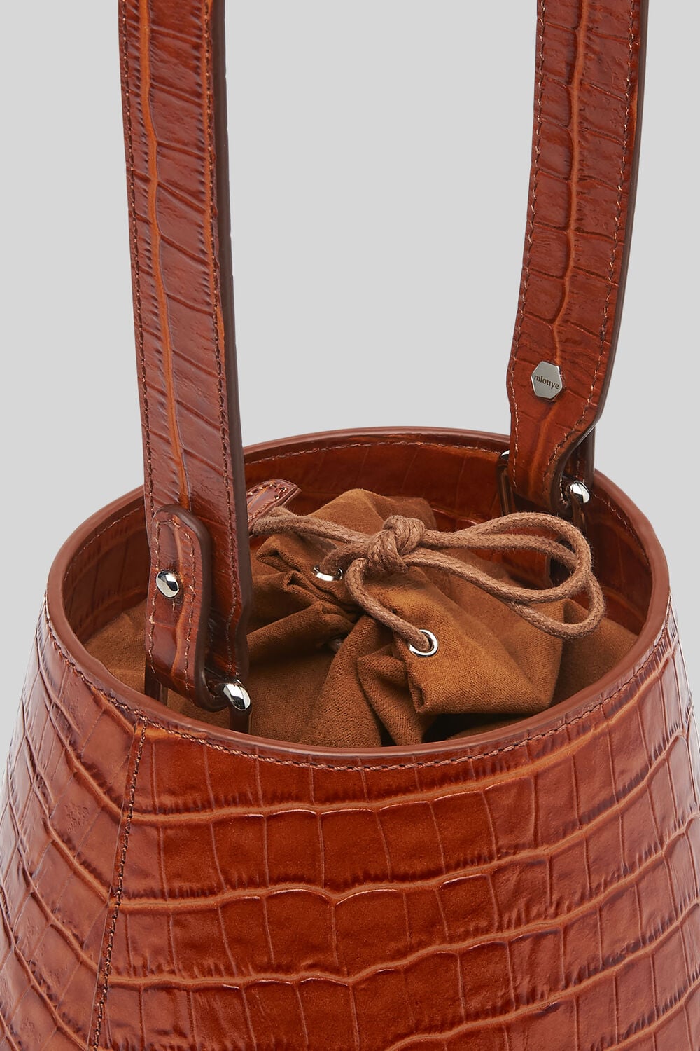 Whistles x Mlouye Lantern Bag Tan