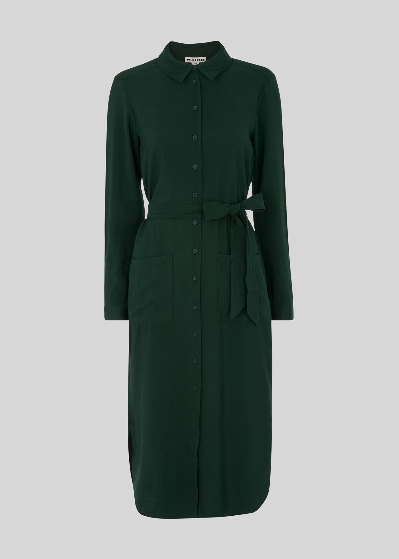 Montana Shirt Dress Dark Green