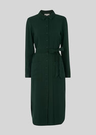 Montana Shirt Dress Dark Green