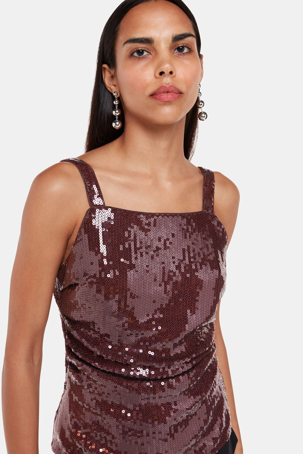 Sequin Cami Top