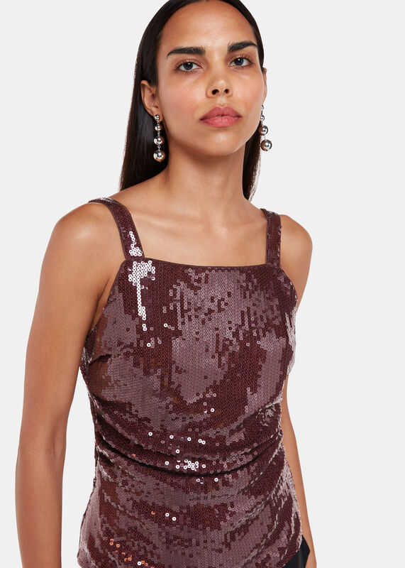 Sequin Cami Top