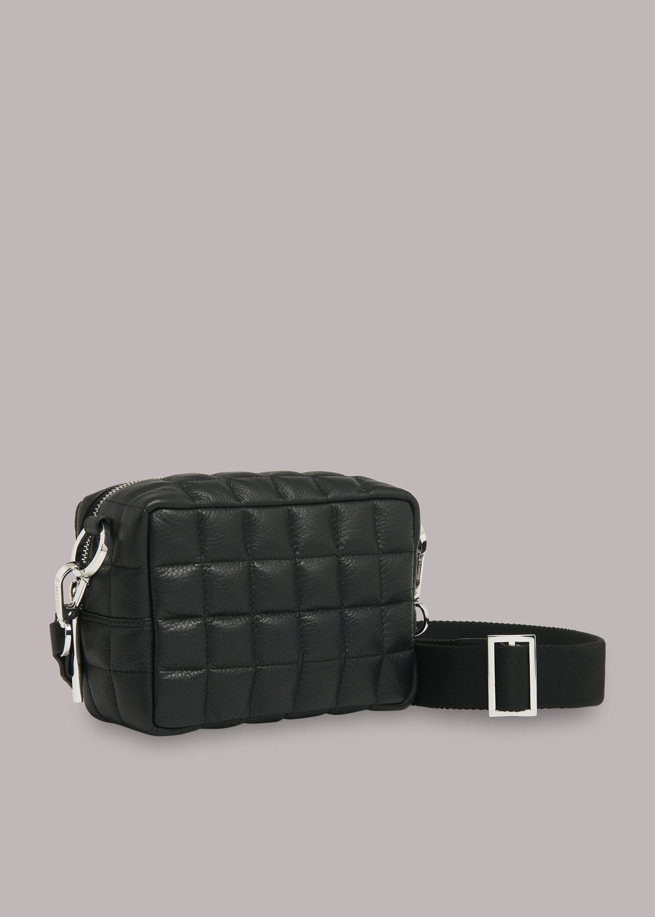 Whistles Women Quilted Bibi Crossbody Bag - Black - One Size