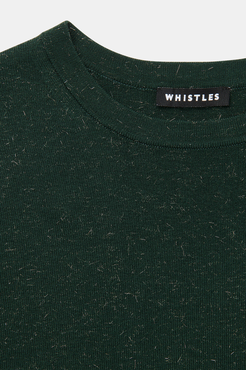Dark Green Annie Sparkle Knit Dress