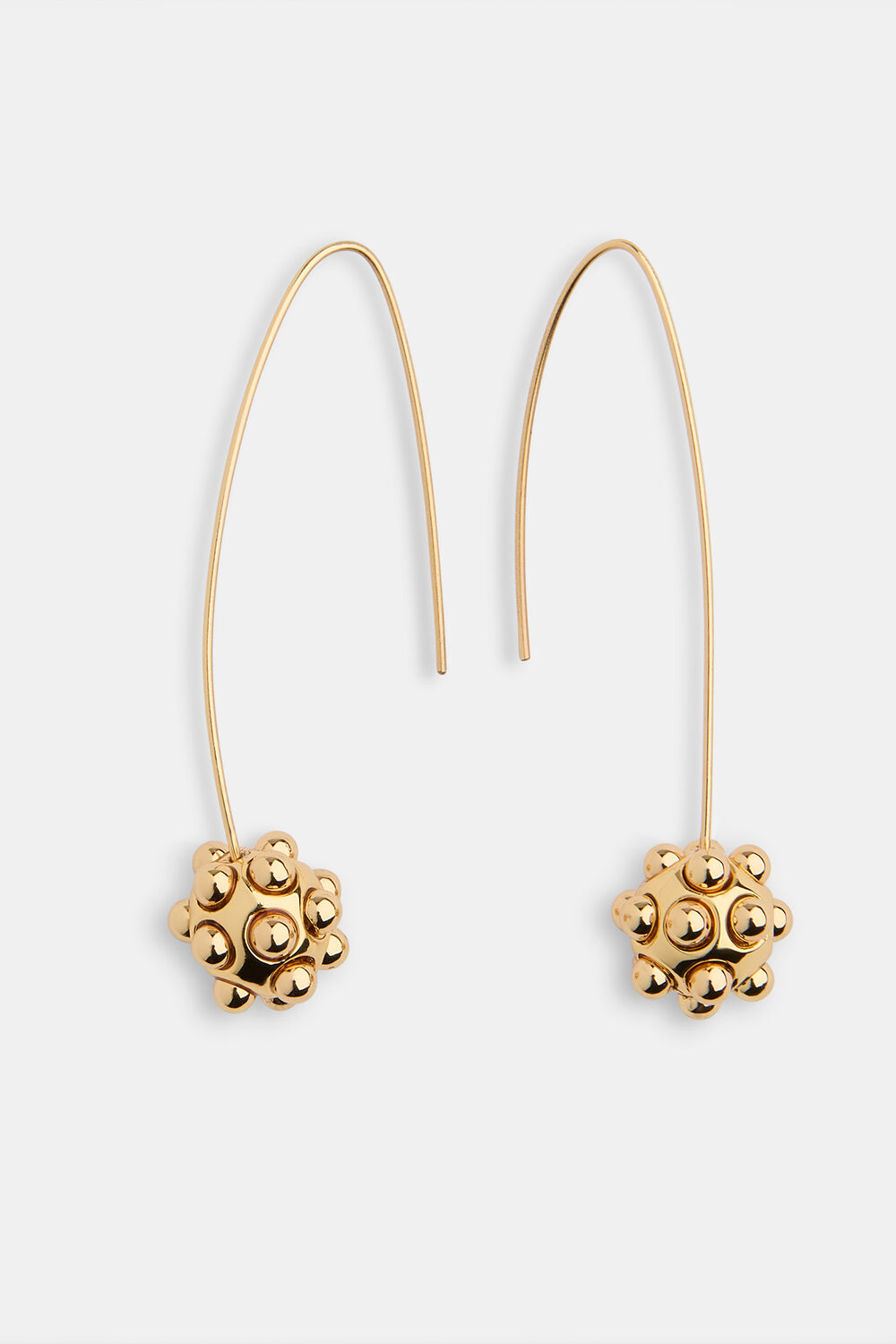Bead Cluster Wire Earring