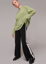 Knitted Side Stripe Trouser