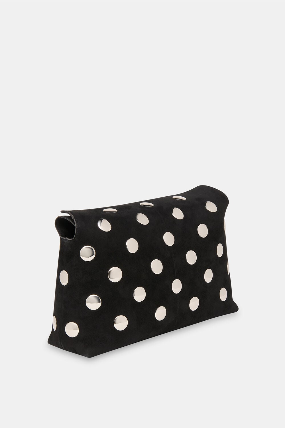 Fia Studded Foldtop Clutch Bag