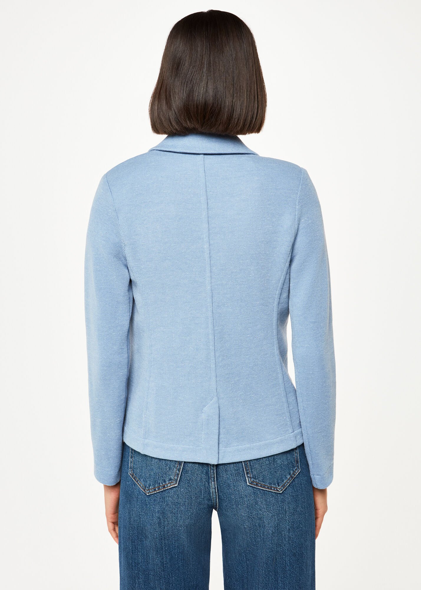 Blue Slim Jersey Jacket | WHISTLES