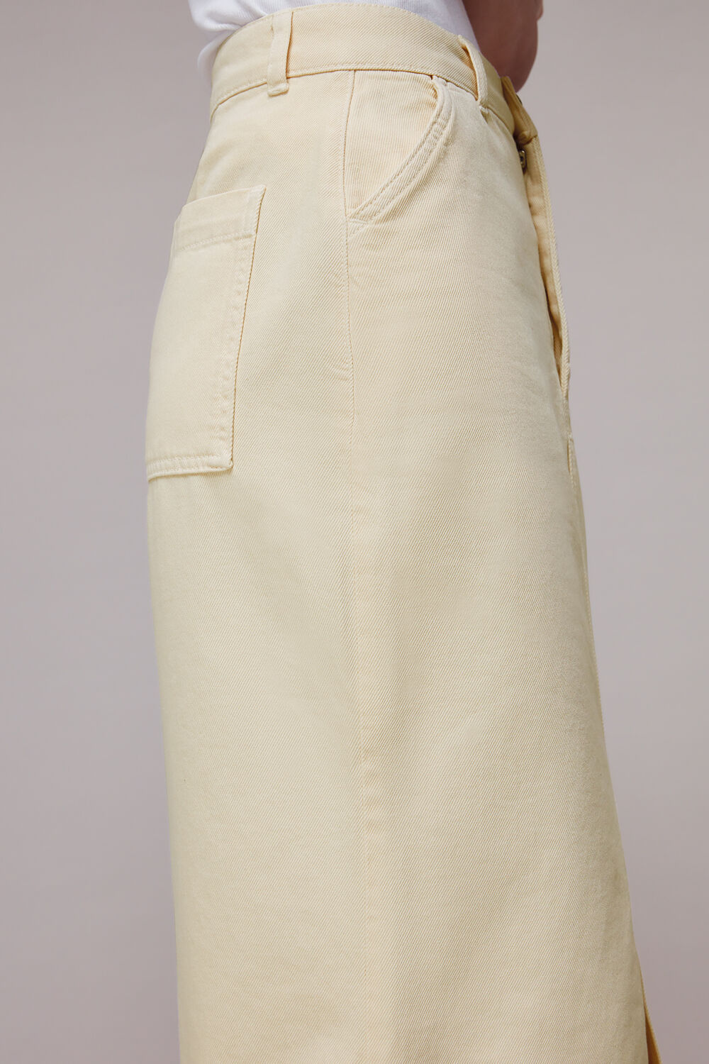 Flo Denim Midi Skirt