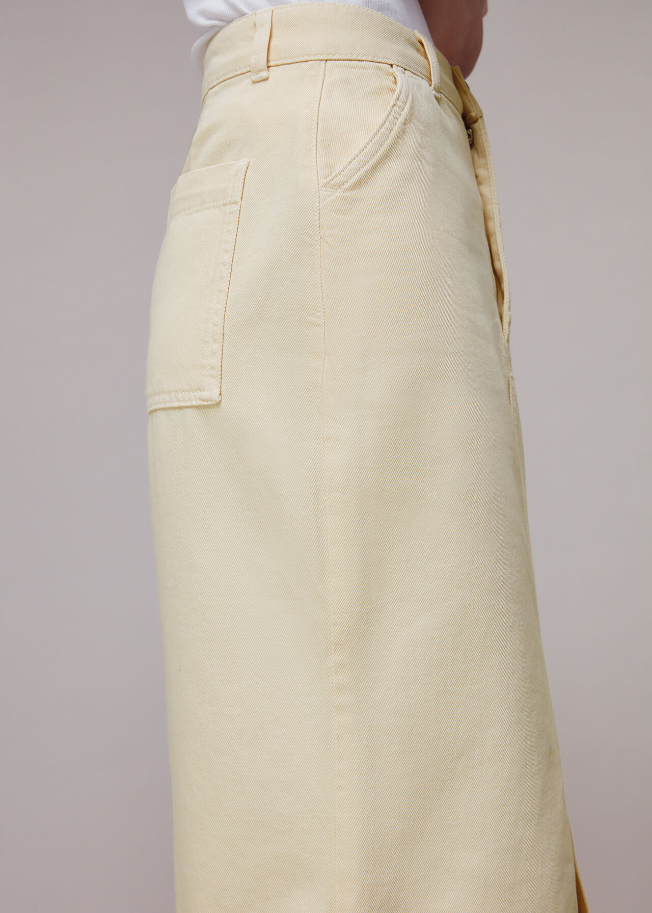 Flo Denim Midi Skirt