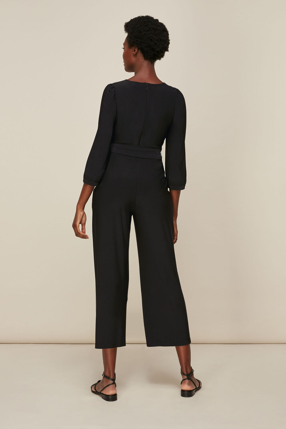 Wrap Jersey Jumpsuit