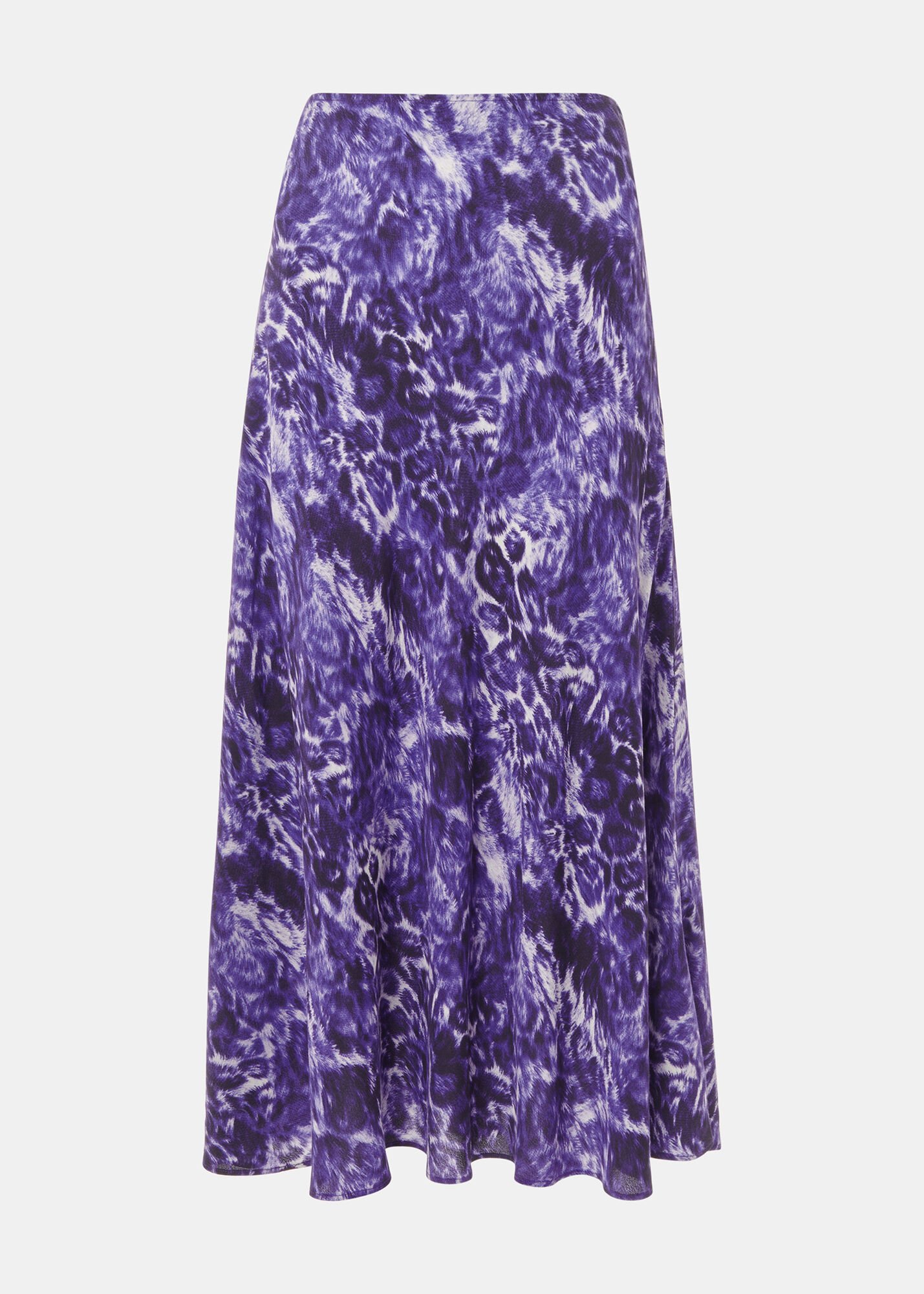 Purple leopard skirt clearance