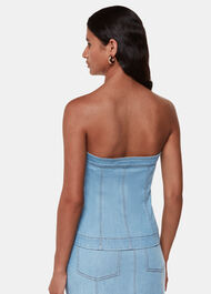 Denim Corset Top
