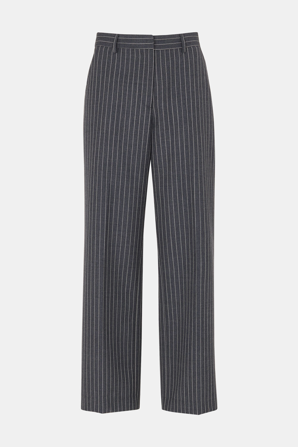 Isla Pinstripe Wool Trouser