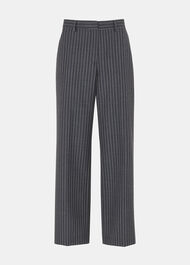 Isla Pinstripe Wool Trouser