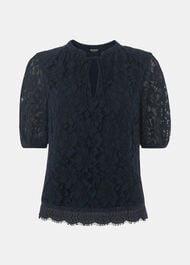 Lace Tie Detail Blouse