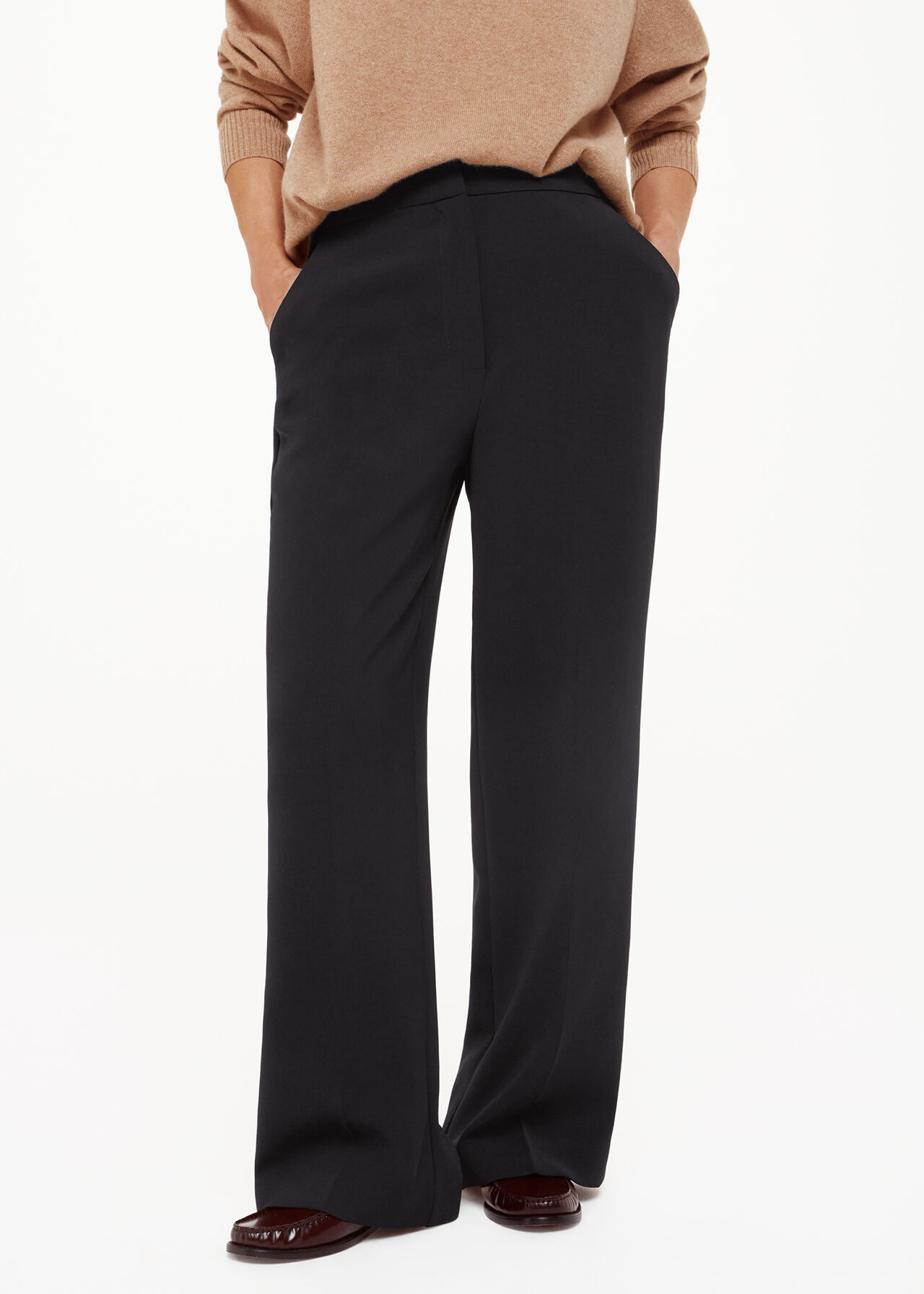 Black Ultimate Full Length Trouser | WHISTLES