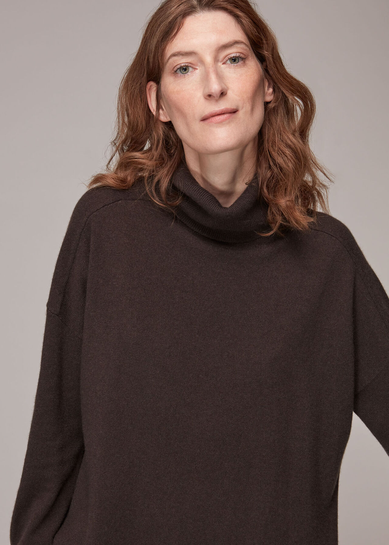 Cashmere Roll Neck Jumper