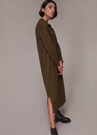 Collar Midi Knit Dress