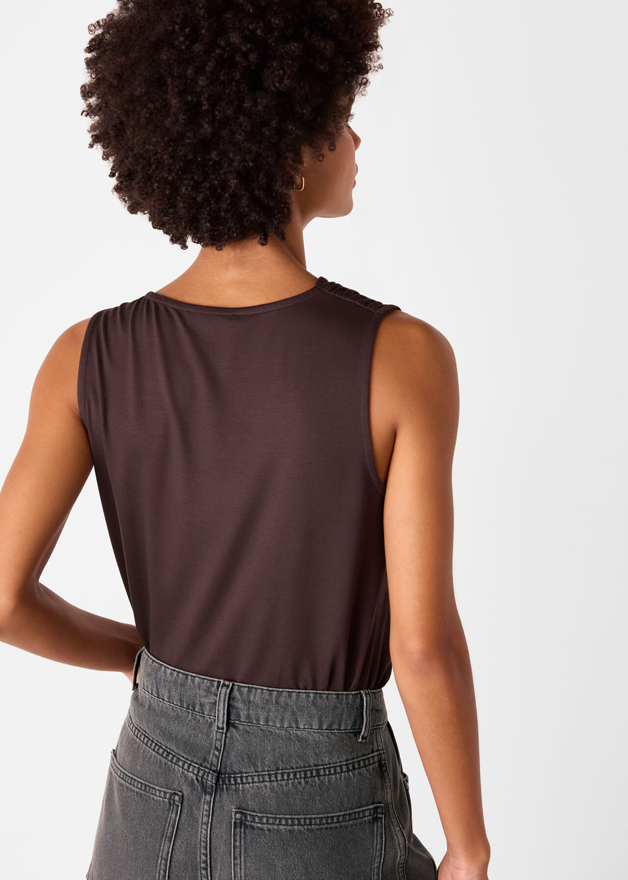 Ring Detail Sleeveless Top