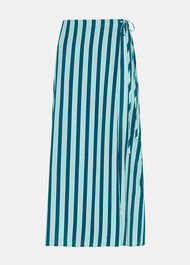 Emily Tonal Stripe Midi Skirt