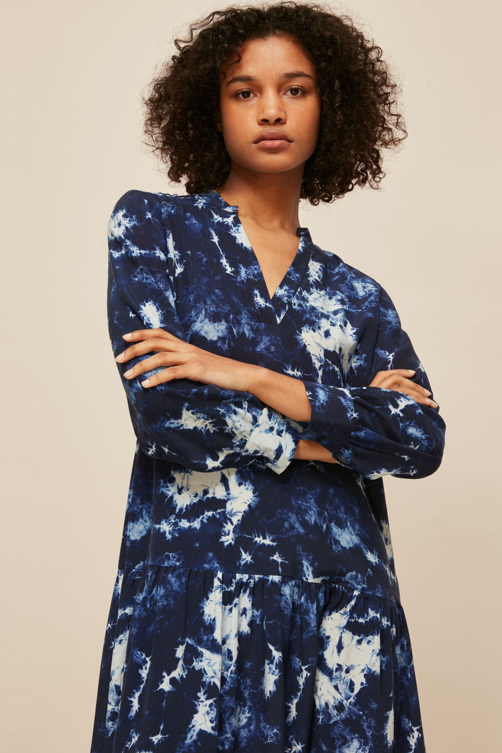 Tie Dye Smock Dress