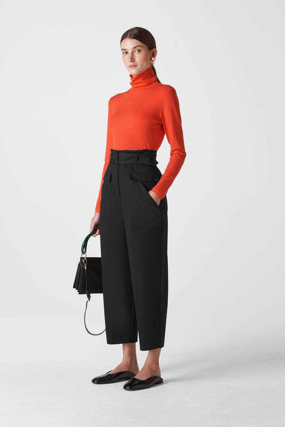 Milla Cargo Trouser Black