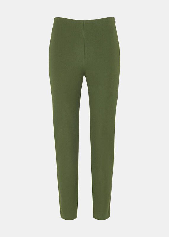 Khaki Petite Super Stretch Trouser