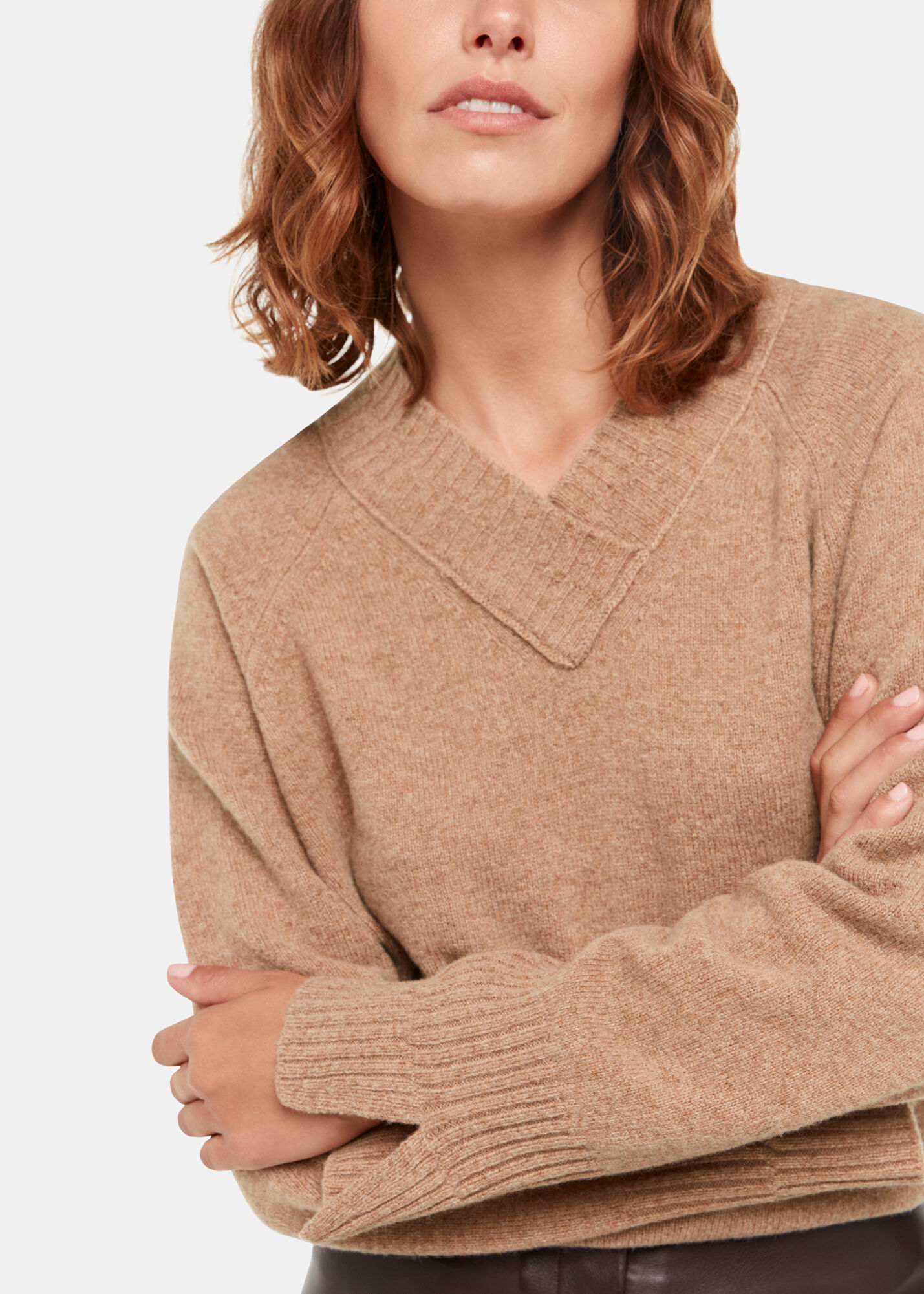 Camel knit jumper online
