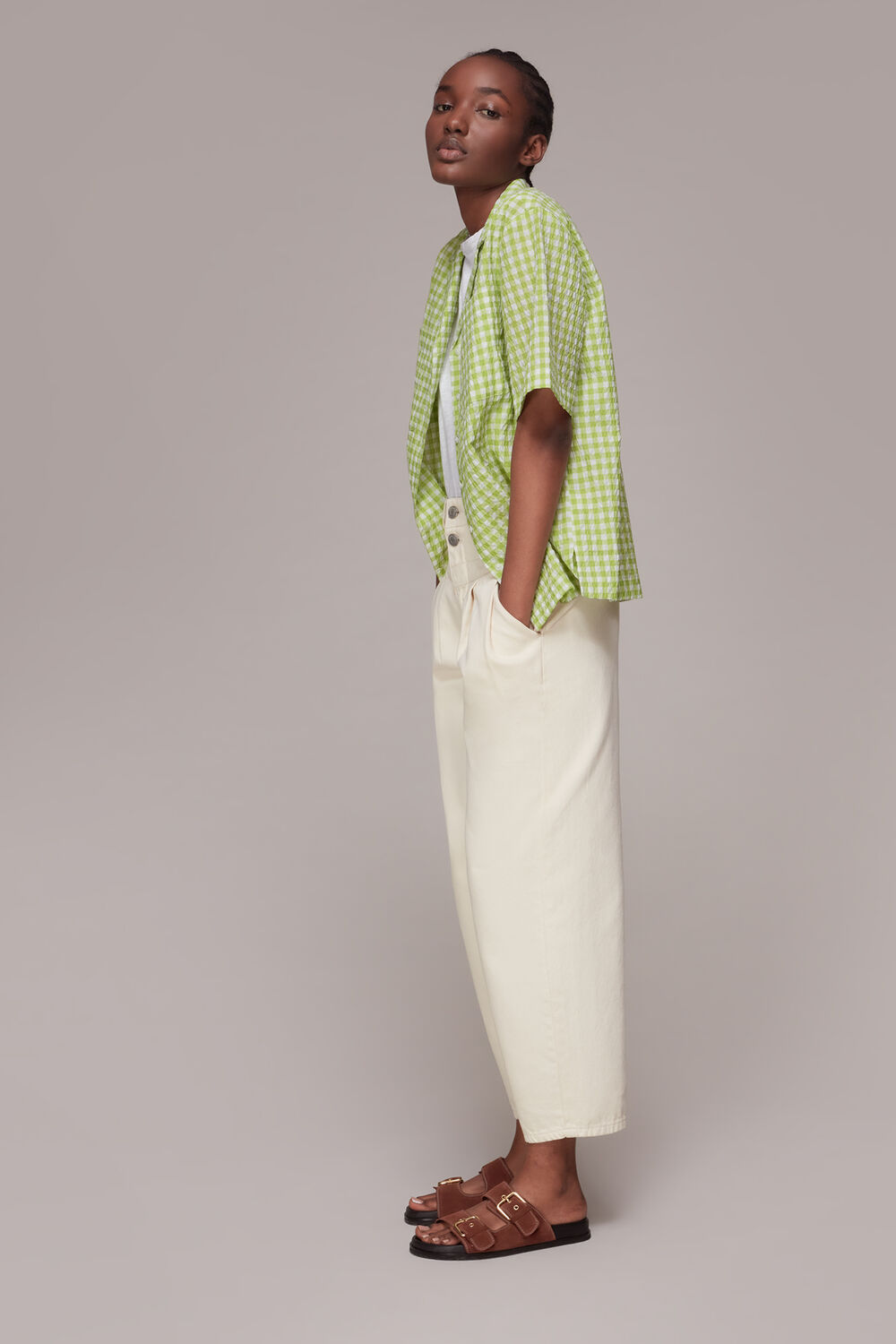 Grace Gingham Bowling Shirt