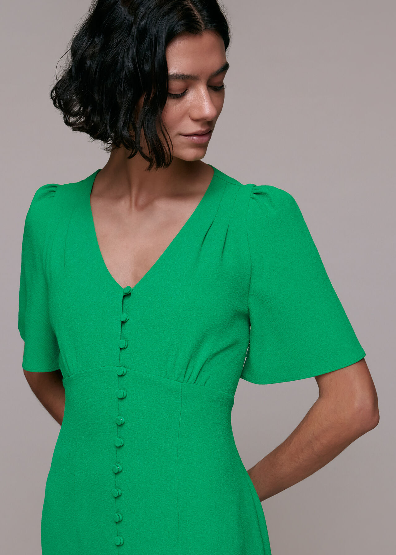 Green Molly Maxi Dress WHISTLES Whistles