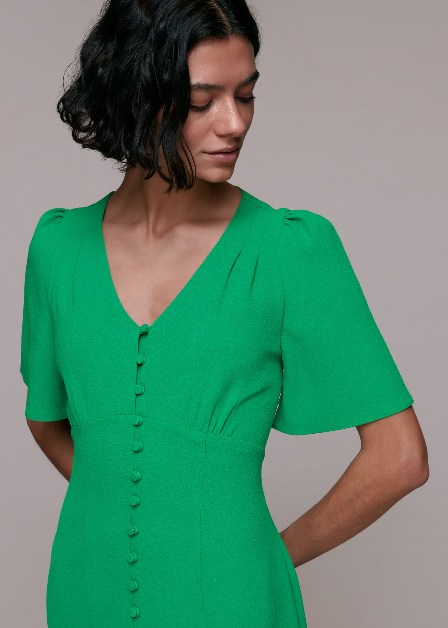 Green Molly Maxi Dress WHISTLES Whistles