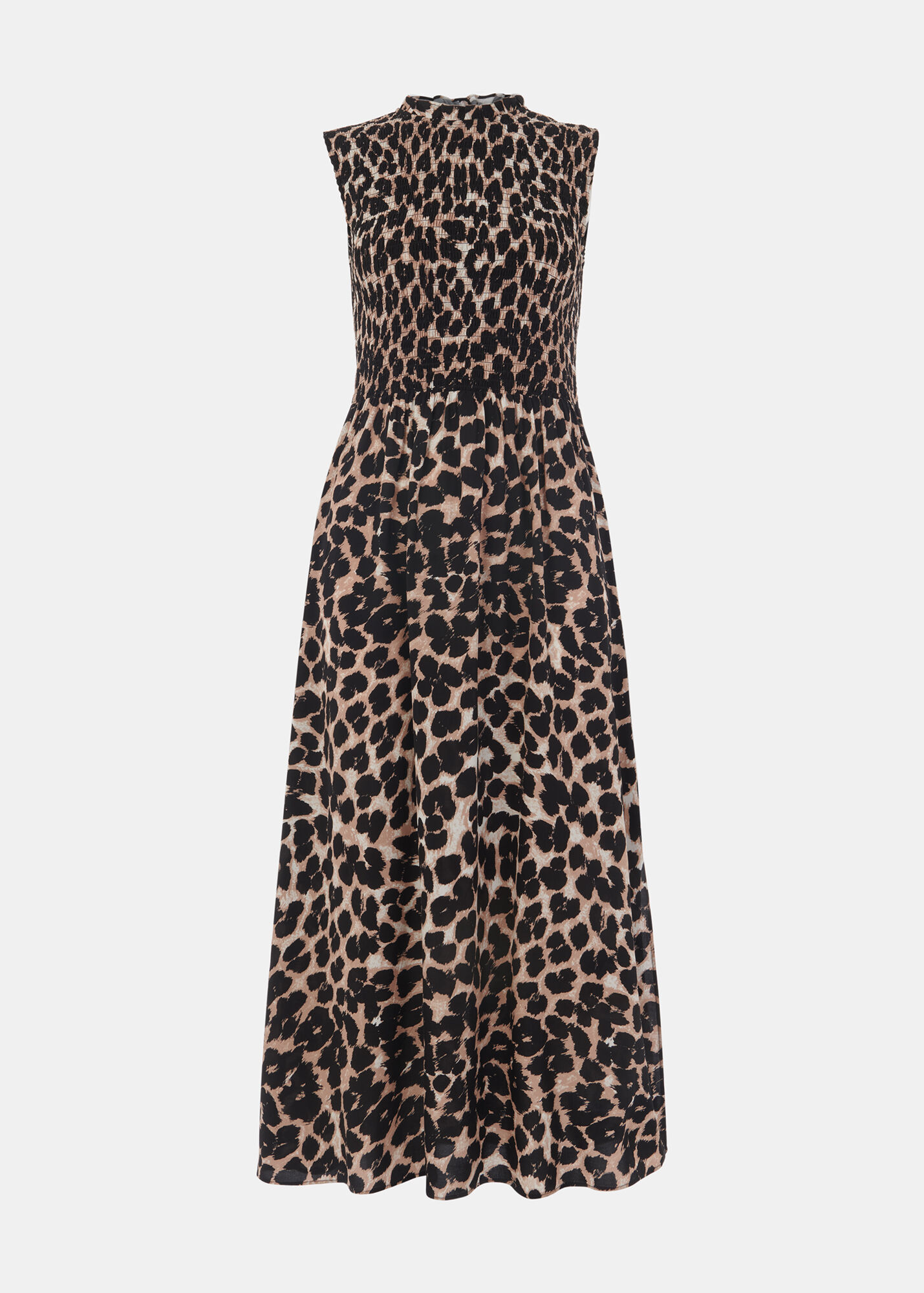 Heidi Leopard Puff Zip Vest main image 1