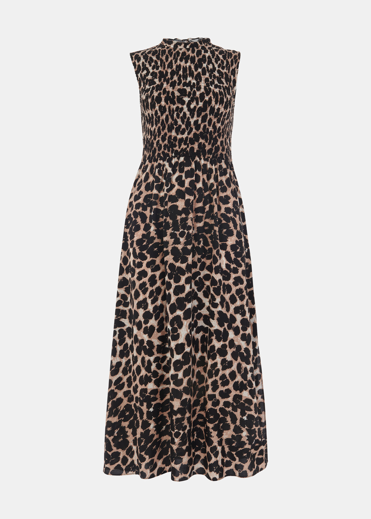 Heidi Leopard Spot Midi Dress