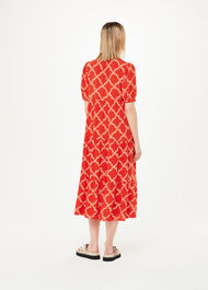 Daisy Trellis Trapeze Dress