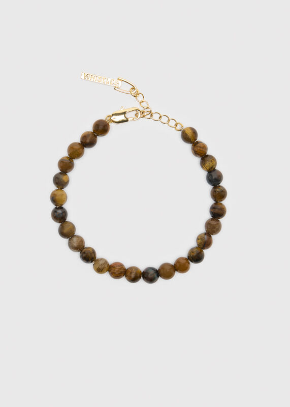 Brown Tiger Eye Beaded Bracelet