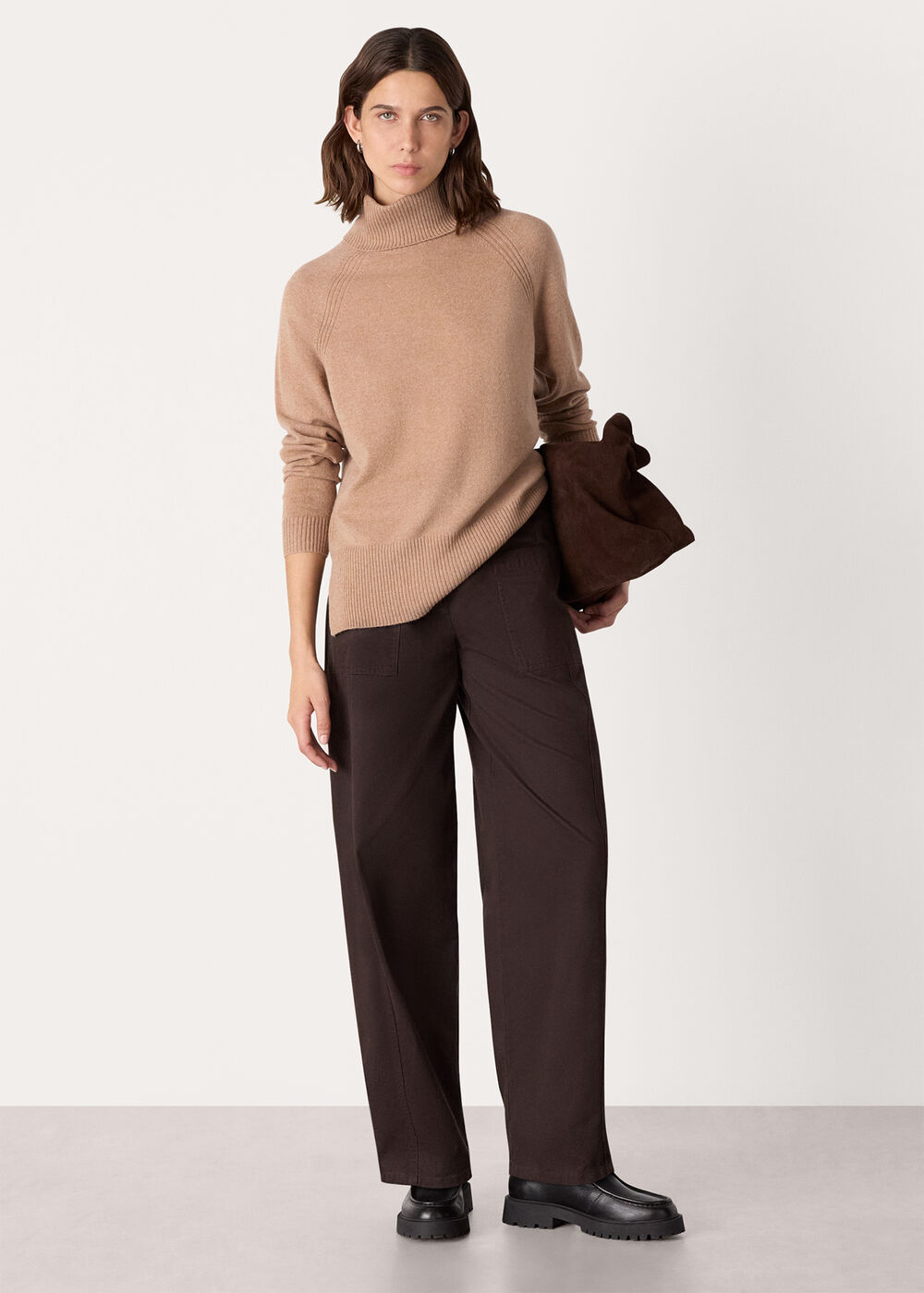 Cashmere Roll Neck