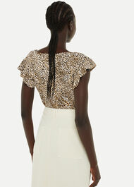 Ink Spot V Neck Top