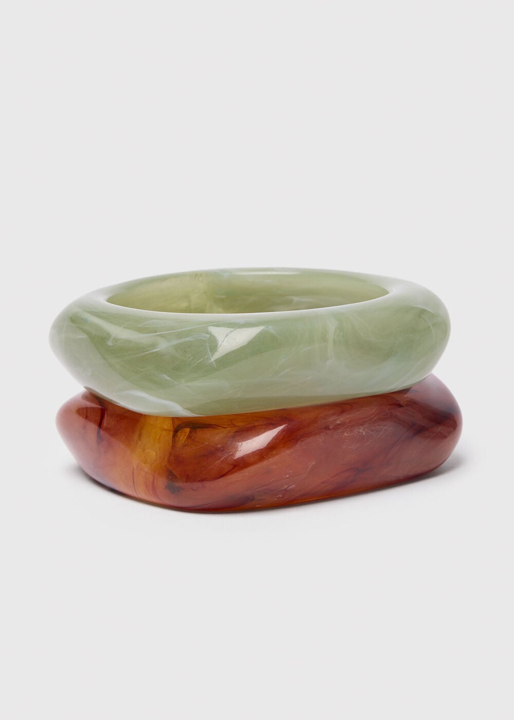 Brown Irregular Chunky Bangle