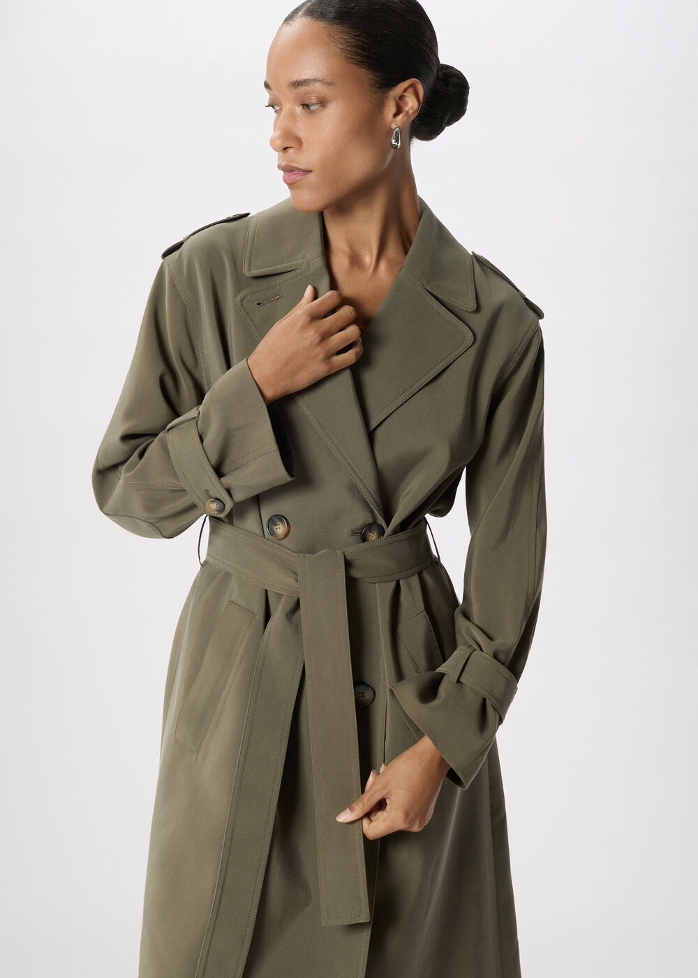 Petite Riley Trench Coat
