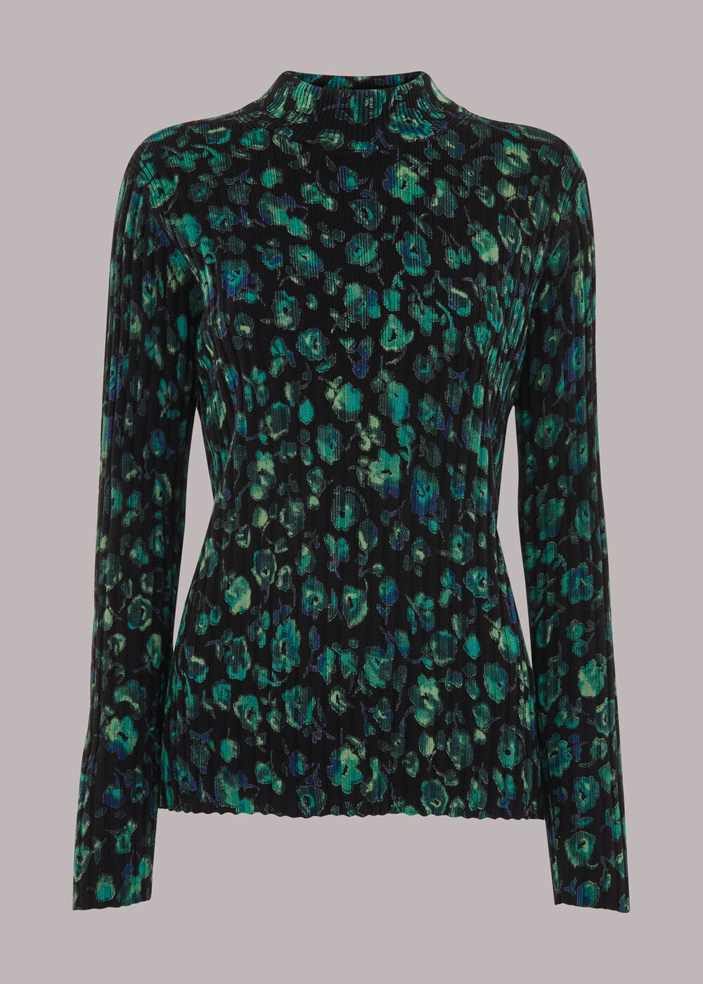 Blurred Floral Knit
