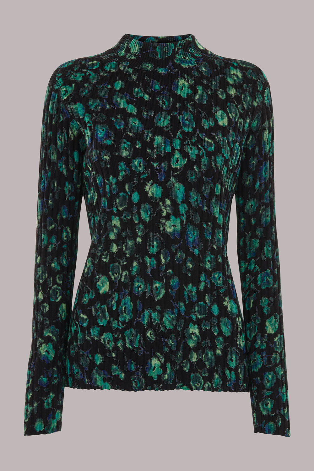 Blurred Floral Knit