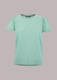 Cotton Frill Stripe T-Shirt