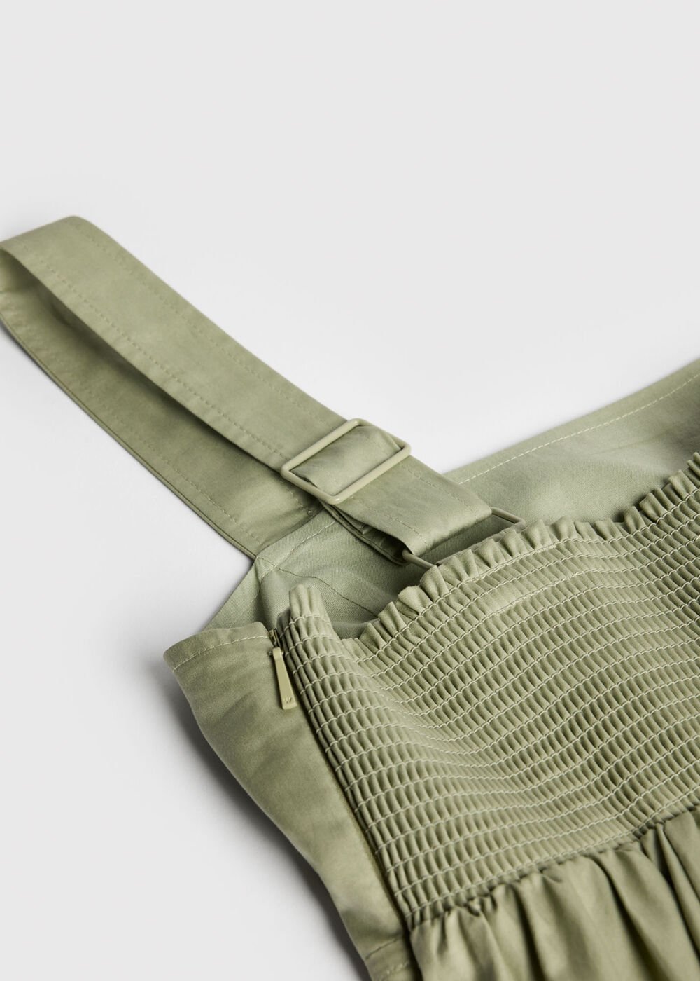 Cotton Midi Strappy Dress